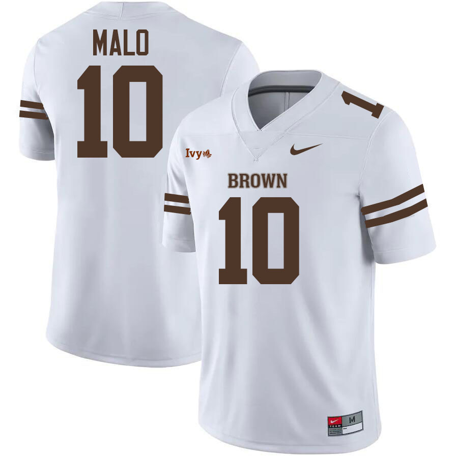 Brown Bears #10 Max Malo College Football Jerseys,Uniforms Stitched-Brown